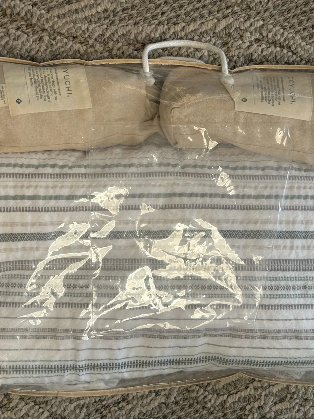 Coyuchi organic duvet set